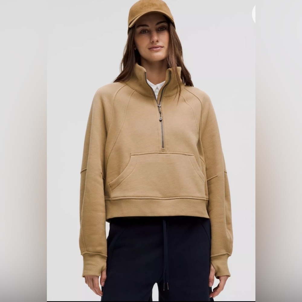 NWT Lululemon Scuba Oversized Funnel-Neck Half Zip size M/L